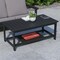 Flash Furniture Black Poly Resin Adirondack Coffee Table JJ-T14022-BK-GG - alternate 6